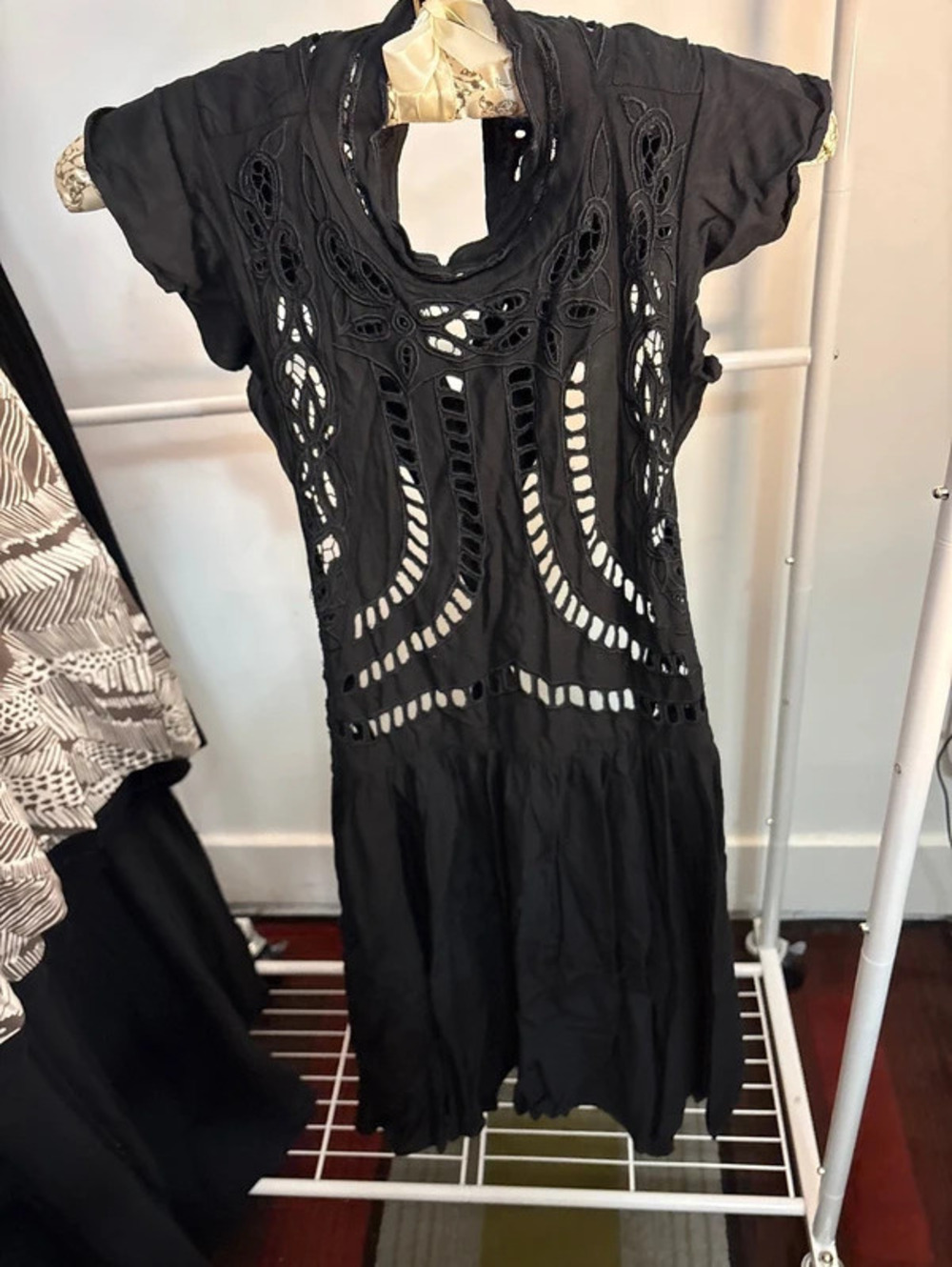Free People clearly a dream dress cut outs NWOT XS